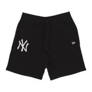 New Era MLB League Essentials Shorts Svart/Vit Black, Herr