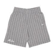 New Era Randiga Shorts Heather Grey/Vit Gray, Herr