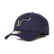 New Era Utah Jazz Böjd Skärmkeps NBA Blue, Unisex