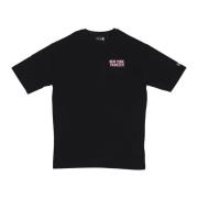 New Era Yankees Wordmark Oversize Tee Svart/Rosa Black, Herr