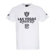 New Era NFL Script Tee Lasrai Vit/Svart White, Herr