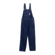 Carhartt Wip Denim Arbetskläder Dungarees Blå Overall Blue, Dam