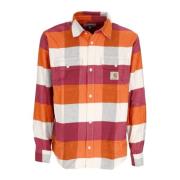 Carhartt Wip Rutig Flanellskjorta Långärmad Multicolor, Herr