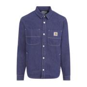 Carhartt Wip Aura Glenn Skjortjacka Blue, Herr