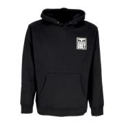 Obey Ögon Ikon Hoodie Premium Fleece Svart Black, Herr