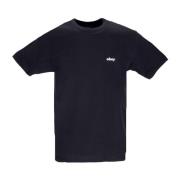 Obey Klassisk Svart T-shirt Kortärmad Black, Herr