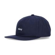 Obey Platt Skärm Snapback Keps Mild Navy Blue, Herr