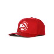 Mitchell & Ness Atlanta Hawks 3D Logo Snapback Cap Red, Unisex