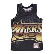 Mitchell & Ness NBA Big Face Tank Top Black, Herr