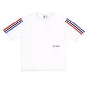 Adidas Tricolor Oversized Tee White T-Shirt White, Dam