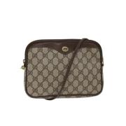 Gucci Vintage Pre-owned Canvas gucci-vskor Beige, Dam