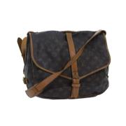 Louis Vuitton Vintage Pre-owned Canvas louis-vuitton-vskor Brown, Dam