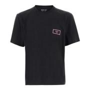 Martine Rose Bomull T-shirt med Logo Print Black, Herr