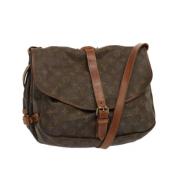 Louis Vuitton Vintage Pre-owned Canvas louis-vuitton-vskor Brown, Dam