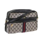 Gucci Vintage Pre-owned Canvas gucci-vskor Blue, Dam