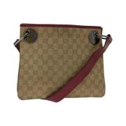 Gucci Vintage Pre-owned Canvas gucci-vskor Beige, Dam