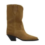 Isabel Marant Dahope mocka cowboy boots Beige, Dam