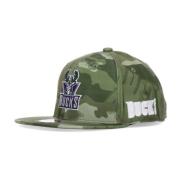 Mitchell & Ness NBA Tonal Camo Stretch Cap Green, Herr