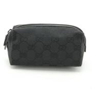 Gucci Vintage Pre-owned Canvas kuvertvskor Black, Dam