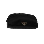 Prada Vintage Pre-owned Satin prada-vskor Black, Dam