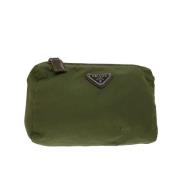 Prada Vintage Pre-owned Nylon prada-vskor Green, Dam