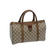 Gucci Vintage Pre-owned Canvas gucci-vskor Beige, Dam