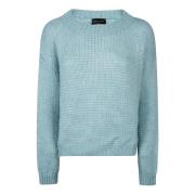 Roberto Collina Chic Sweater Designs Blue, Dam