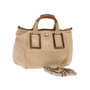 Chloé Pre-owned Pre-owned Laeder handvskor Beige, Dam