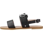 Liu Jo Stiliga Platta Sandaler Black, Dam