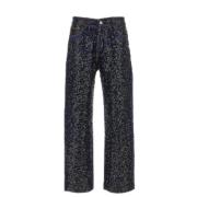 P.a.r.o.s.h. Svarta Jeans Multifärgade Guff Stil Black, Dam