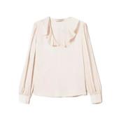 Twinset Stiligt Skjortset Beige, Dam