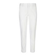 Eleventy Komfort Chino Byxor White, Herr