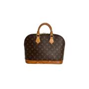 Louis Vuitton Vintage Pre-owned Canvas handvskor Brown, Dam