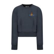 Vivienne Westwood Mörkgrå Crewneck Sweatshirt Gray, Dam