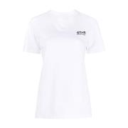 Golden Goose Vit Logo Print T-shirt White, Dam