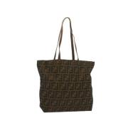 Fendi Vintage Pre-owned Canvas fendi-vskor Black, Dam