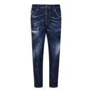 Dsquared2 Blå Skinny Fit Skater Jeans Blue, Herr