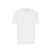 Armani Exchange Vit Logotyp Bomull T-shirt Kort Ärm White, Herr