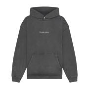 Filling Pieces Hoodie Handshake Vintage Svart Black, Herr