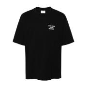 Drole de Monsieur Svart Logo Print T-shirt Black, Herr