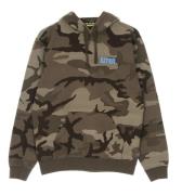 Iuter Camo Hoodie Brun Broderad Rygg Brown, Herr