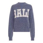 Ball Blå Moonlight Pullover Tröja Blue, Dam