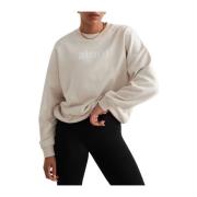 Aim'n Mjuk French Terry Club Sweatshirt Beige, Dam