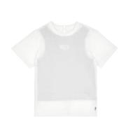 MM6 Maison Margiela Stiliga T-shirts för vardagsbruk White, Dam