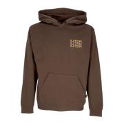 Iuter Skull Spine Lättvikts Hoodie Brun Brown, Herr