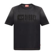 Diesel T-shirt med logotyp T-Adjust-K4 Gray, Herr