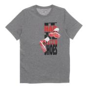 Jordan Carbon Heather Crew Neck T-shirt Gray, Herr