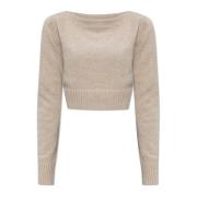 Max Mara Ulltröja Angri Beige, Dam