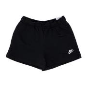 Nike Fleece Shorts med midjehöjd Black, Dam