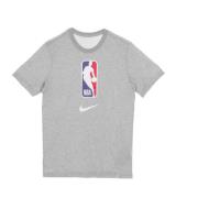 Nike NBA-logotyp T-shirt, gråmelerad Gray, Herr